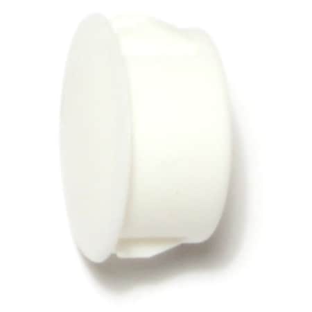 11/16 White Nylon Plastic Flush Head Hole Plugs 8PK